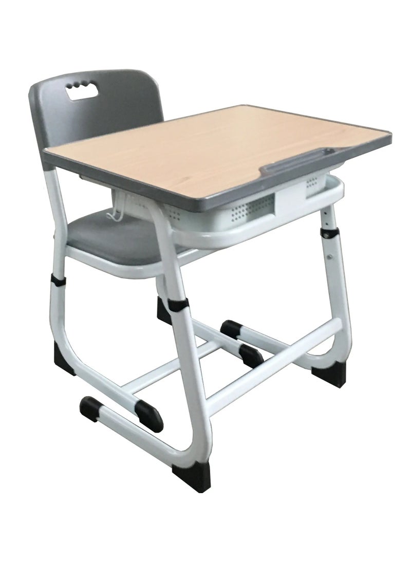 DubaiGallery - Adjustable table legs high quality school pupils desks detached school lecture hall desk and chair - Image 1