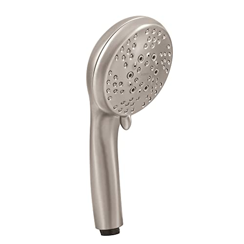 Moen Engage Spot Resist Brushed Nickel Six-Function 5.5-Inch Sprayhead Handshower Showerhead with Magnetix, 26558SRN - Image 1