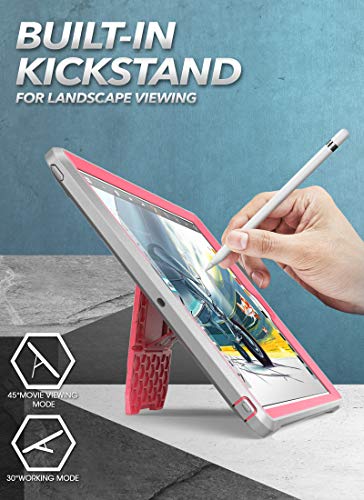 SUPCASE for iPad 9th Generation Case with Screen Protector Unicorn Beetle Pro Builtin Stand Heavy Duty Rugged Protective Case for iPad 102 9th 8th 7th Generation 202120202019 Pink - Image 3