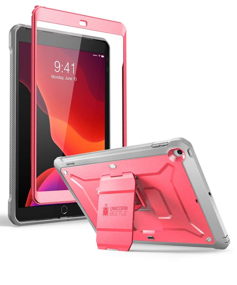 SUPCASE for iPad 9th Generation Case with Screen Protector Unicorn Beetle Pro Builtin Stand Heavy Duty Rugged Protective Case for iPad 102 9th 8th 7th Generation 202120202019 Pink - Image 2