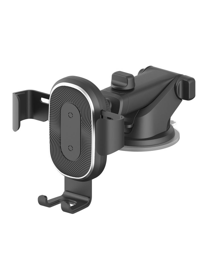 ProOne - ProOne PHL1115 Universal Car Dashboard Phone Holder Wireless Car Charger With Air vent Clip , 10W wireless quick  Charging Automatic locking Single hand Operation Dashboard Cell Phone - Image 1