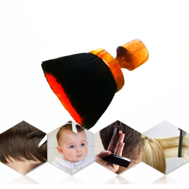 Salon Parlor Barber Hair BrushNeck Duster Powder Cleaning BrushDusting Brush for Carpet Bedsheet and Clothes RandomColor Set of 2  - Image 2
