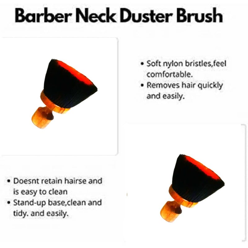 Salon Parlor Barber Hair BrushNeck Duster Powder Cleaning BrushDusting Brush for Carpet Bedsheet and Clothes RandomColor Set of 2  - Image 5