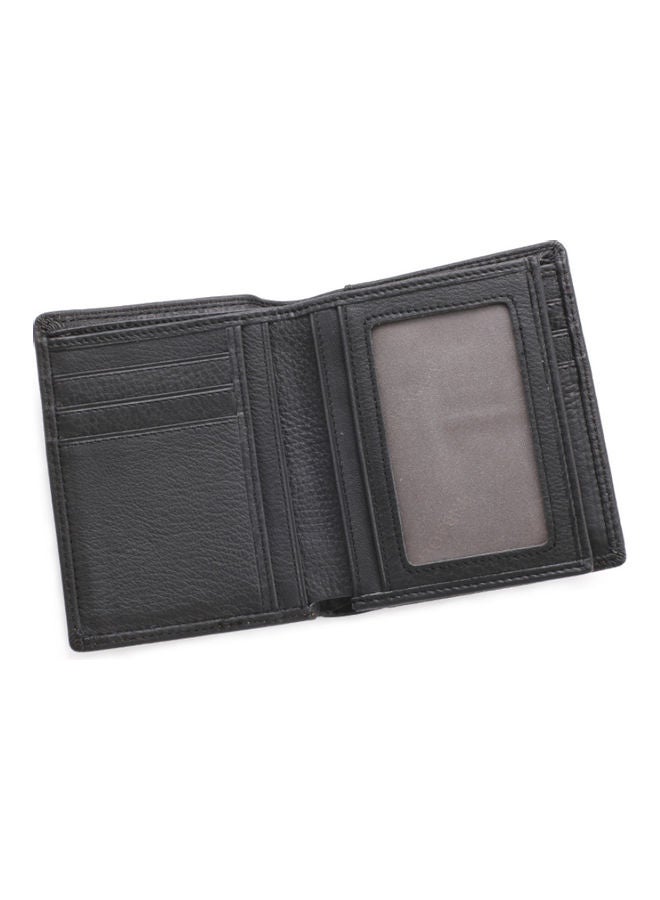 NIBEMINENT Large Capacity Leather Wallet Black  - Image 3
