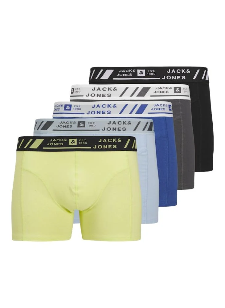 جاك اند جونز 5 Pack Jacangus Solid Trunks
