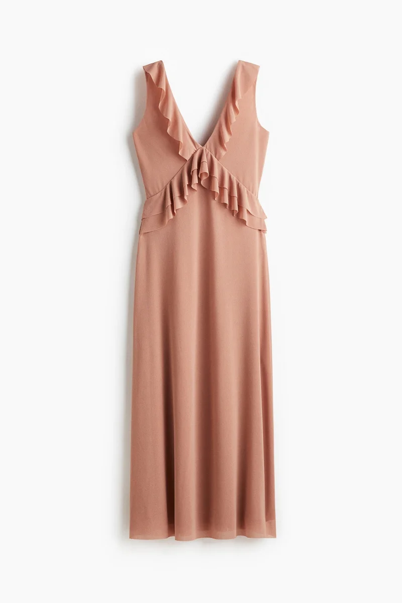 H&M Flounce-trimmed dress