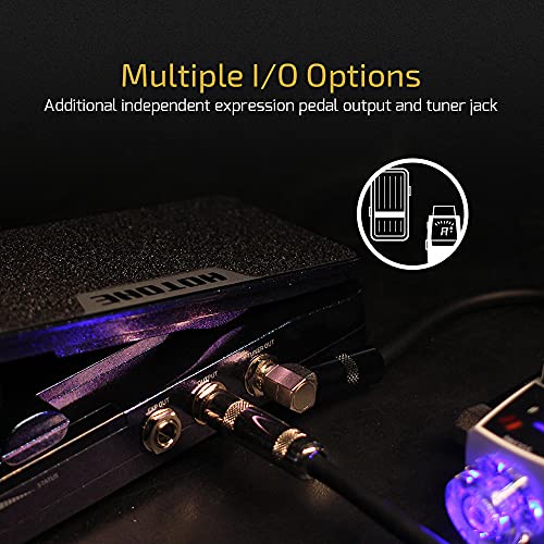 Hotone Wah Active Volume Passive Expression Guitar Effects Pedal Switchable Soul Press II 4 in 1 with Visible Guitar Effects Pedal - Image 4