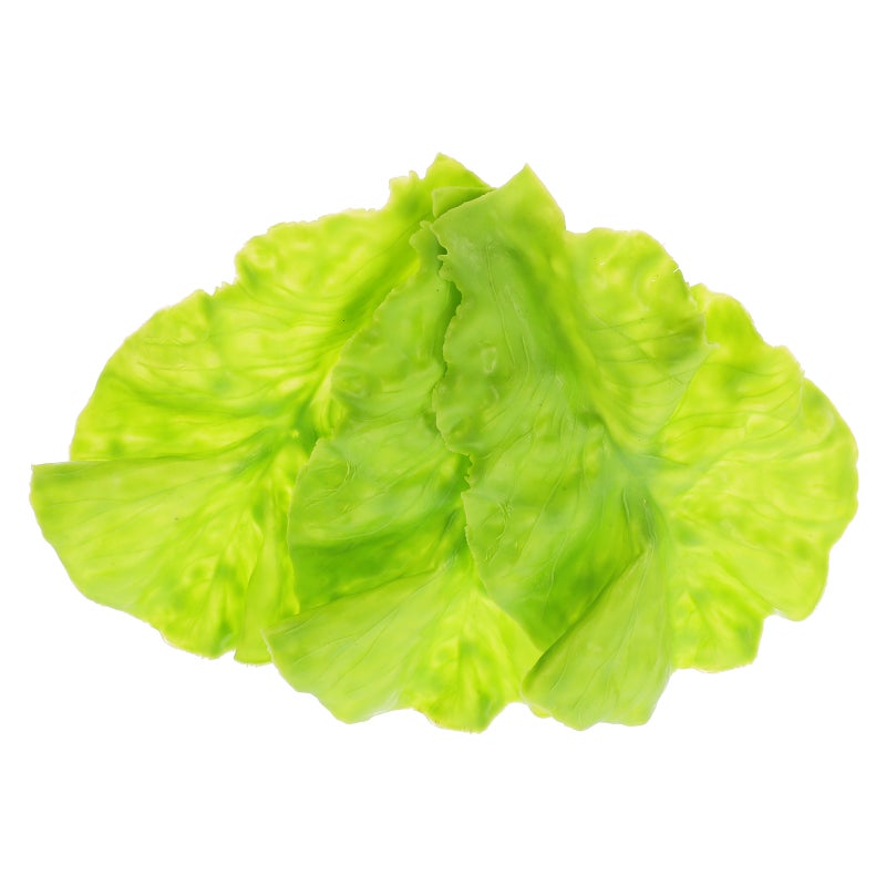 3Pcs Simulation Green Leaves Fake Vegetable Model Artificial Foods Fake Leaves Artificial Vegetables for House Kitchen - Image 4