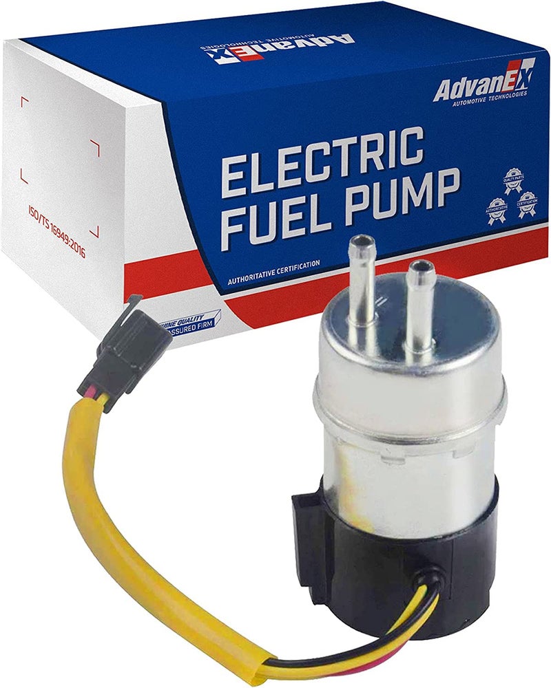 AdvanEX Electric Fuel Pump 12V Inline 4 Wires Compatible with Kawasaki Vulcan Voyager XII ZG1200B VN1500 49040-1063 - Image 1