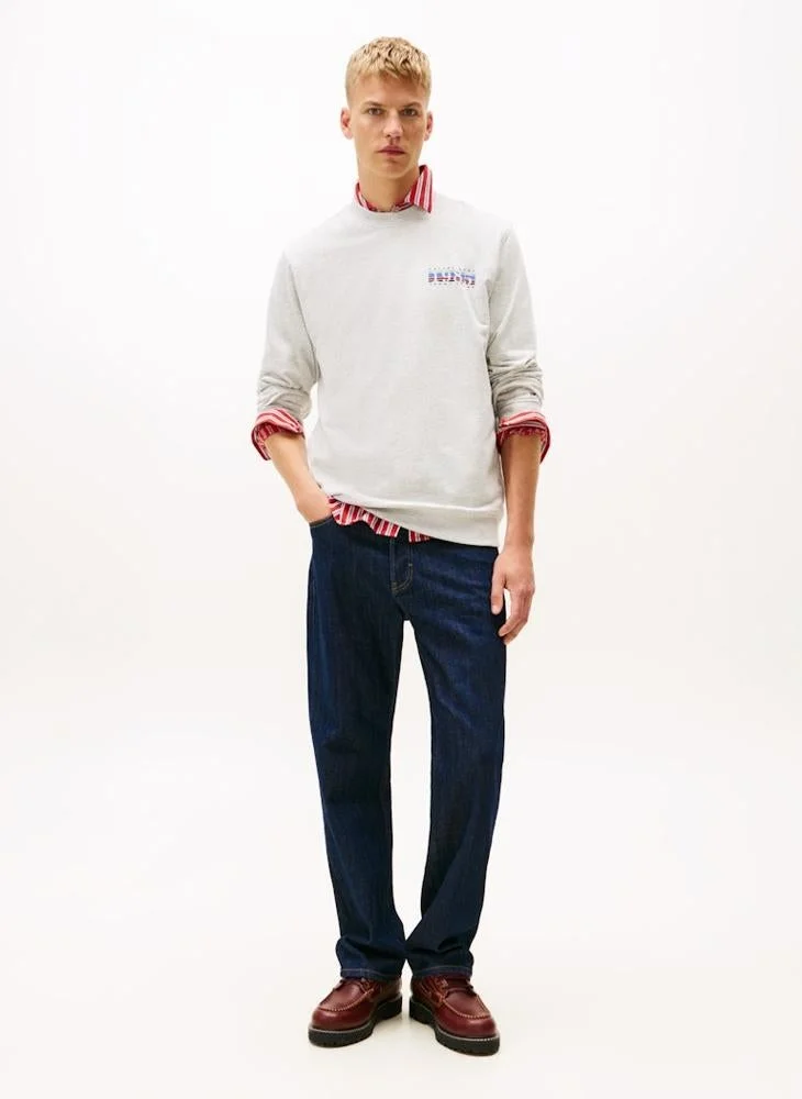 TOMMY JEANS  Regular Entry Dna Play Sweatshirt for Men | Best Price UAE