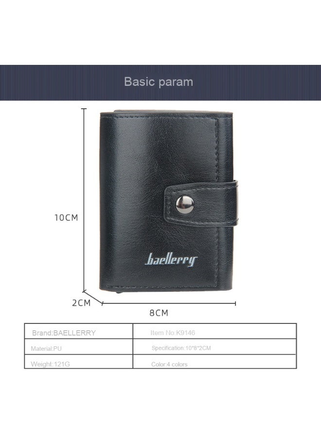 baellerry Men's Card Bag Anti-degaussing Aluminum Box Advanced Sense Multi-function Card Clip Multi-card Card Sleeve - Image 5