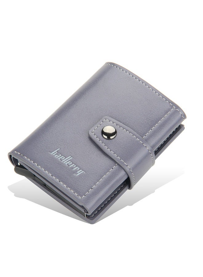 baellerry Men's Card Bag Anti-degaussing Aluminum Box Advanced Sense Multi-function Card Clip Multi-card Card Sleeve - Image 1