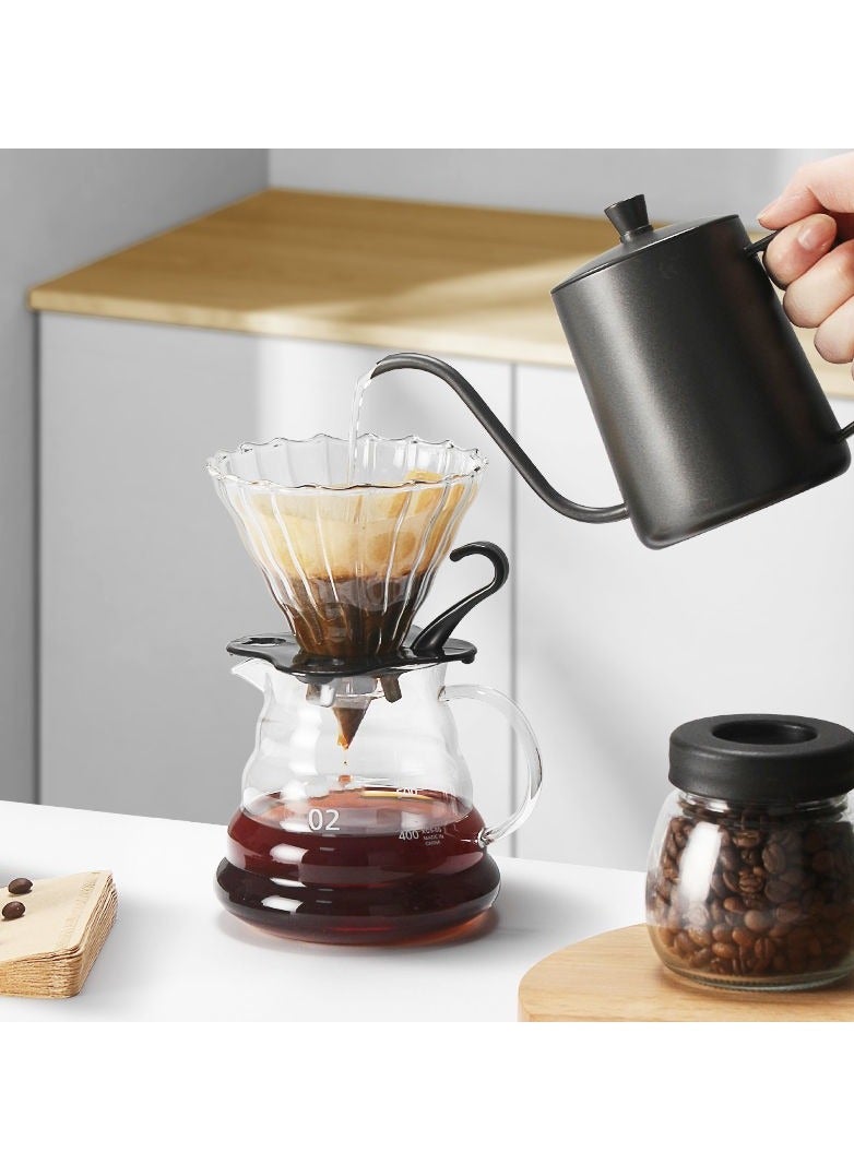 Old_Feller V60 Set 6 Piece Coffee Drip Set Pour Over Coffee Maker Set  - Image 3