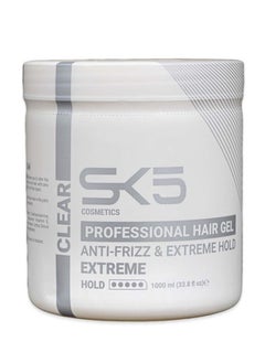 SK5 Clear Hair Gel Perfect Hold Anti Frizz 1000ML 