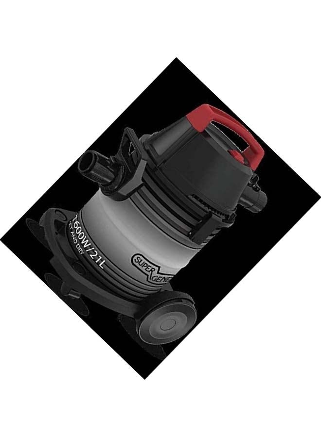 SUPER GENERAL Vacuum Cleaner 21 L 1600 W KSGVC2001WD Black - Image 2