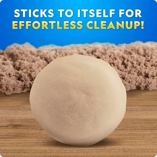 Blue Marble National Geographic Play Sand - 24 Lb. Bulk Sand Kit with 6 Castle Molds (Natural) - A Fun Sensory Activity - Image 5