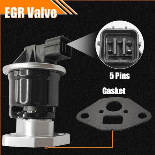 Quivimoro EGR Valve EGV658 Compatible for Acura CL MDX RL TL, Fits for Honda Accord Pilot Ridgeline Odyssey, for Saturn Vue 2004-2007 3.5L EGR Valve Exhaust Gas Recirculation Valves Replace 12581515,18011P8AA00 - Image 4
