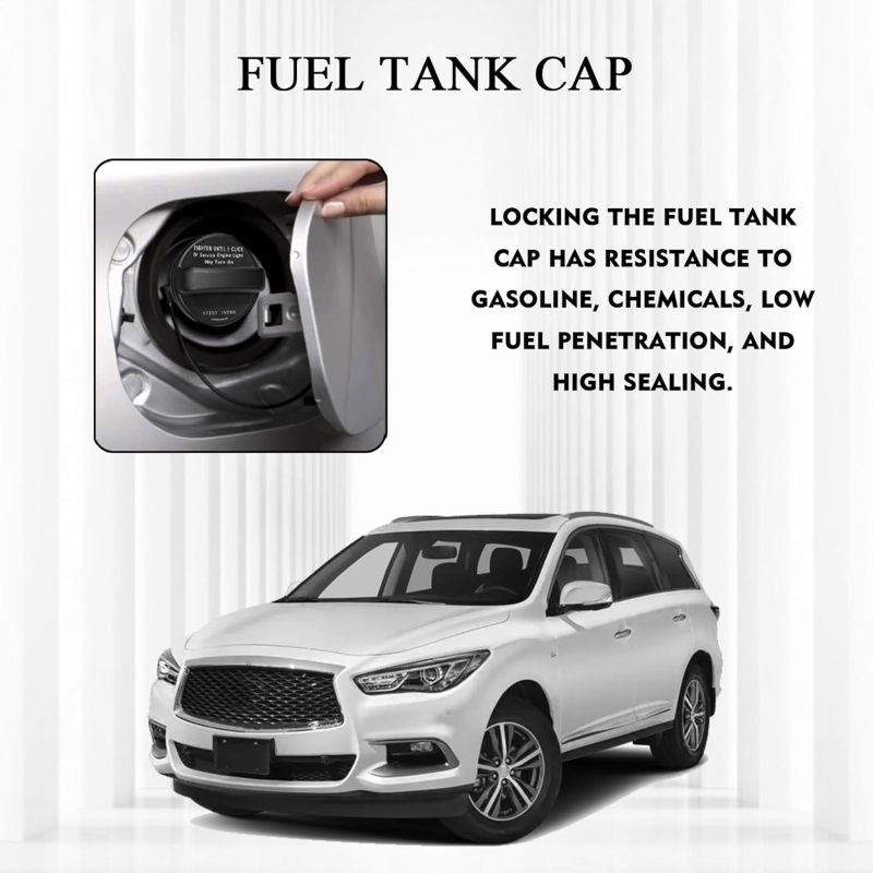 Fuel Tank Cap: Black OEM 17251-3JA0A Replacement - Direct Fit Gas Cap for Nissan Frontier Murano Altima Infiniti Vehicles - Image 4