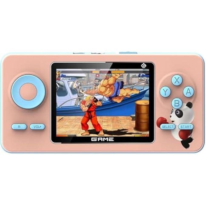 HANDHELD GAME CONSOLES, 2.6 INCH LCD COLOR SCREEN GAMES CONSOLES BUILT-IN 520 CLASSIC GAMES WITH RECHARGEABLE BATTERY, PORTABLE GAME CONSOLES TV-OUT SUPPORT, CHRISTMAS GIFT FOR CHILDREN - Image 4