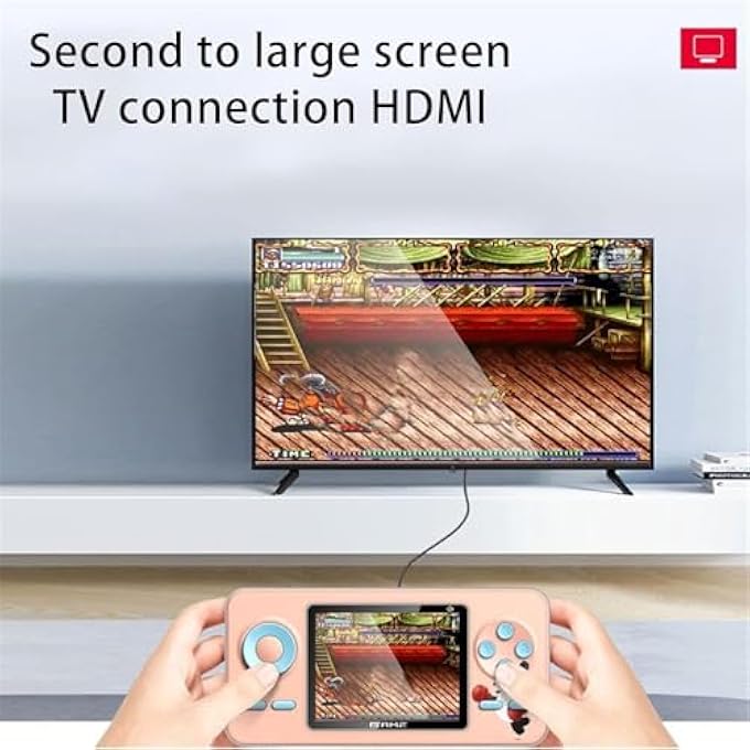 HANDHELD GAME CONSOLES, 2.6 INCH LCD COLOR SCREEN GAMES CONSOLES BUILT-IN 520 CLASSIC GAMES WITH RECHARGEABLE BATTERY, PORTABLE GAME CONSOLES TV-OUT SUPPORT, CHRISTMAS GIFT FOR CHILDREN - Image 5
