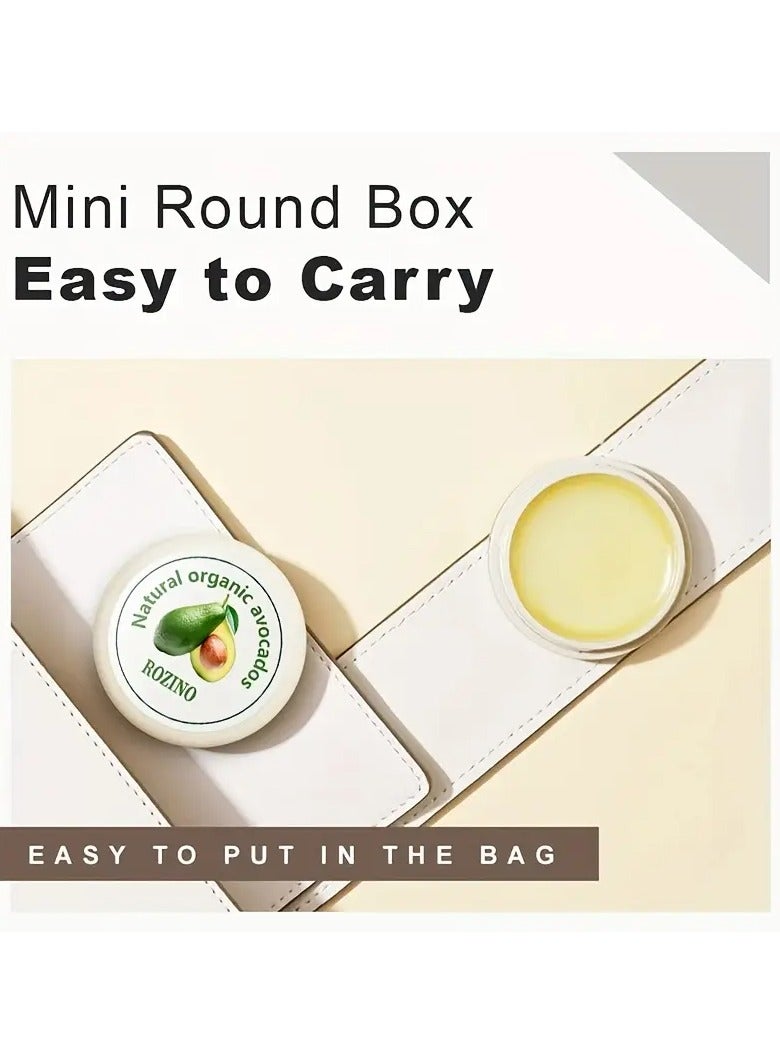 ROZINO Heel Care Balm, Hypoallergenic Moisturizing Cream with Glycerin & Vitamin C, Soothes Dry Cracked Heels & Hands, All Skin Types, Portable Mini Round Box - Image 5