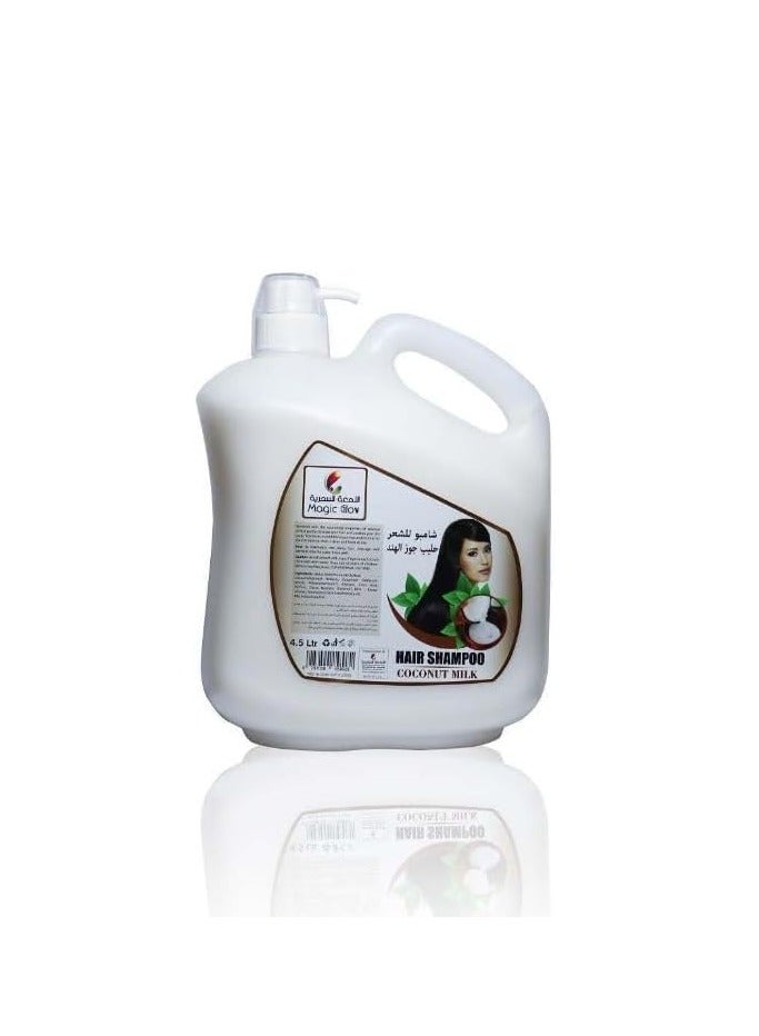 Magic Glow Coconut Milk Hair Shampoo 4.5Ltr - Image 1
