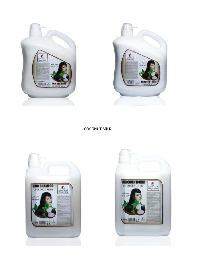 Magic Glow Coconut Milk Hair Shampoo 4.5Ltr - Image 2