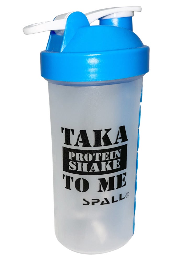 سبال زجاجة مياه سبال مانعة للتسرب مع شاكر بروتين للياقة البدنية وركوب الدراجات والجيم والتخييم والرياضات الخارجية - Image 1