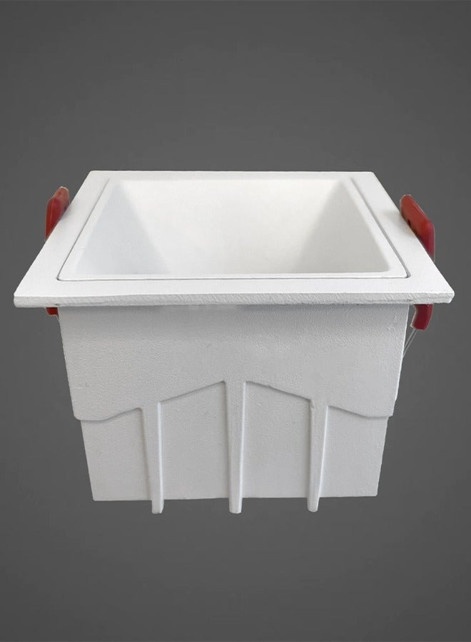 تارجت كشاف ليد مربع 12 وات أبيض 85x85x63 سم  - Image 2