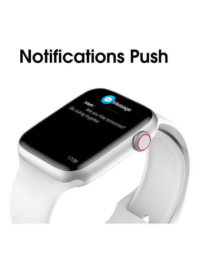 NIBEMINENT Blood Pressure Monitoring Smart Watch White - Image 4