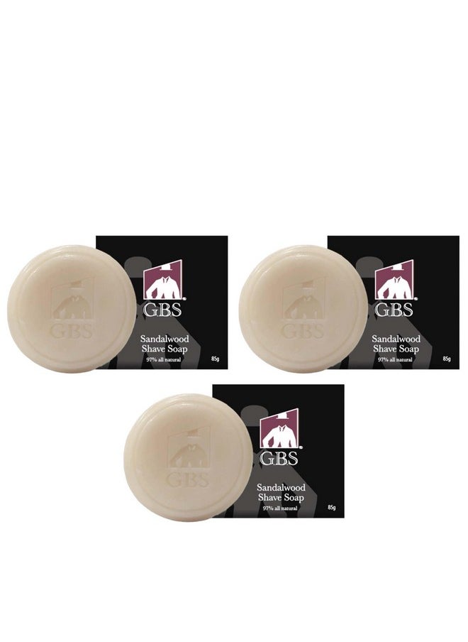 97% All Natural Shave Soap - Creates A Rich Lather Foam For Wet Shaving Experience (3 Pack Sandalwood) Birthday Gift - pzsku/ZB9F6DF04FE76C1CA6372Z/45/_/1733730316/533ebab4-e955-40ae-877e-ba720d9325c2