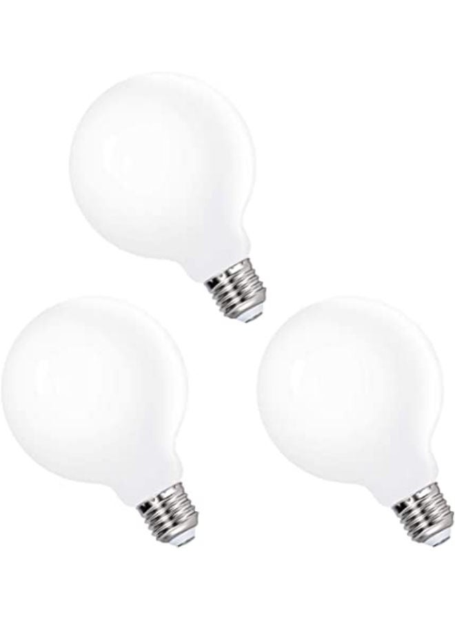 QUESERA LED Large Globe Light Bulbs Edison E27 Energy Saving Lamps 6W Cool White Omnidirectional Lighting - Image 1