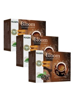 NUGEN 3-PACKS Bloom Probiotic Collagen Coffee 100% Organic, Weight Loss Coffee Slimming Coffee Probiotic Collagen Detox Premium Collagen Coffee  (10g*10bags*3)  - Image 1