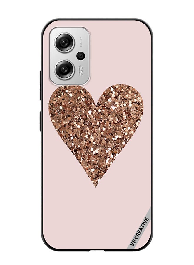 Protective Case Cover For Xiaomi Redmi Note 11T Pro Sparkling Love Design Multicolour