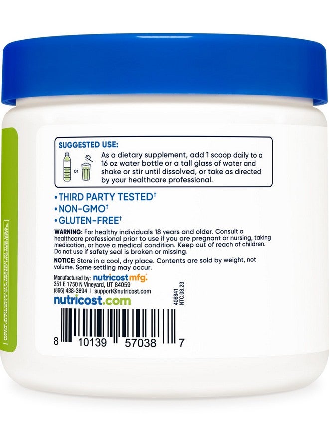 مجمع الطاقة Nutricost (التفاح الأخضر) (60 وجبة) - مسحوق الطاقة النظيفة، 300 جرام مكمل غذائي - Image 4
