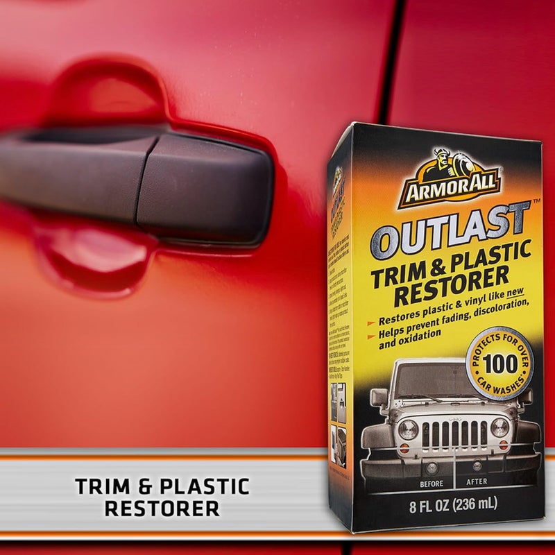 أرمور أول ARMORALL OUTLAST Trim & Plastic Restorer 236 ml ارمورال اوتلاست ملمع و مجدد بلاستيك خارجى تدوم طويله, 17451 - Image 2