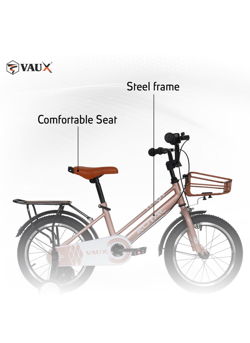 Vaux Vaux  - Royal 16" Kids Bike - Rose Gold  - Image 3