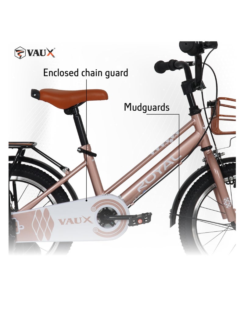 Vaux Vaux  - Royal 16" Kids Bike - Rose Gold  - Image 5