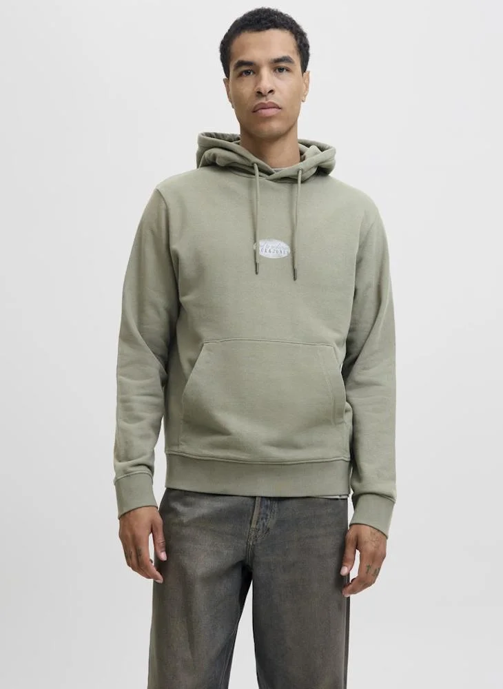 JACK & JONES Logo Pullover Hoodie