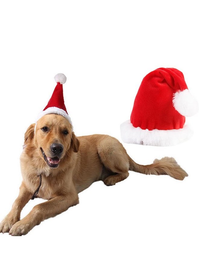 Wiz BBQT - Adjustable 3D Christmas Santa Hat for Dogs Cats (Large) - Image 1