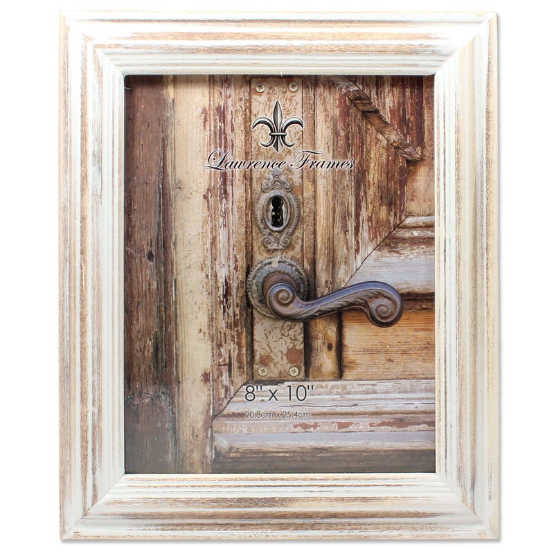 Lawrence Frames 8x10 White Wash Maple Picture Frame, Natual - Image 1