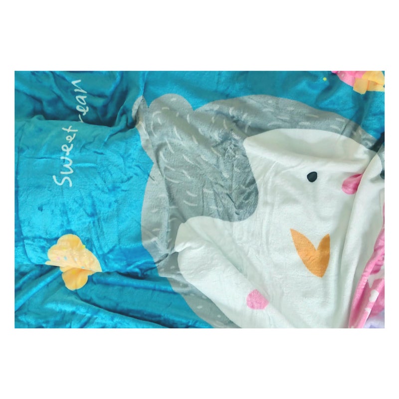 Balku World All Season Super Soft Blanket/Comforter/Dohar for Kids/Babies/Newborn with Attractive Cartoon Prints and Colors in Premium Packaging (140 x 100 cm)  - Image 5