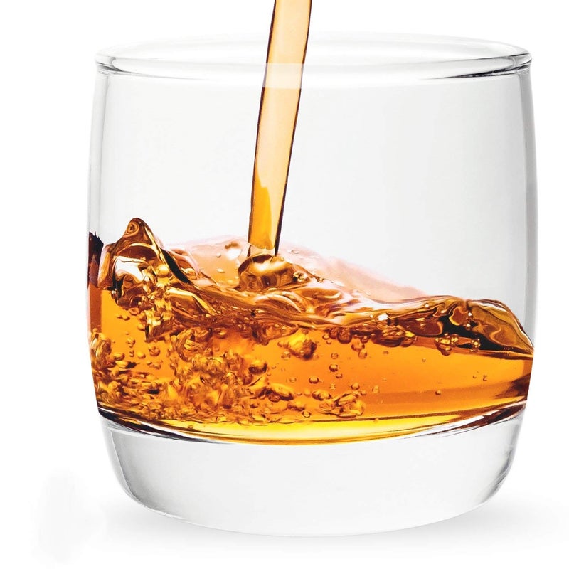 NVRA Old Fashioned 300ml Whiskey Glass Rock Style Lead Free Crystal Glassware for Scotch Juice Water Cocktails and Many Drinks Transparent_300 ml Set of 12 - Image 3