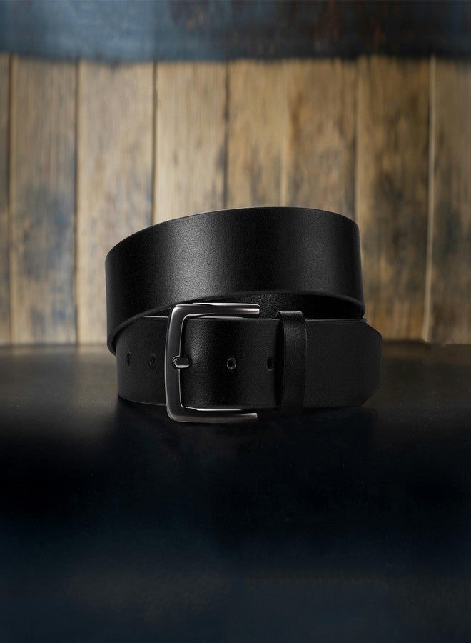 Wrangler Men's Leather Belt, 38mm Casual Belt for Jeans, Gift for Men - Image 5