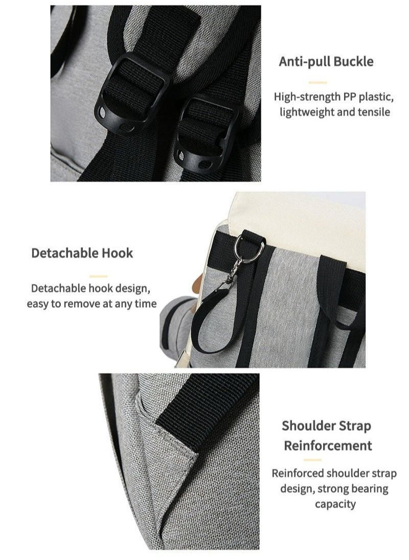 VInedi - Portable Multi functional Large Capacity Baby Diaper Bag - Image 1