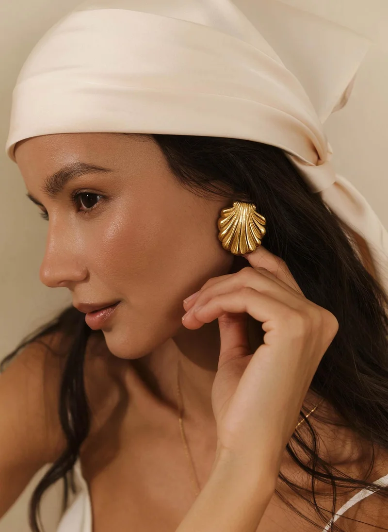 ليتشي أقراط صدفية