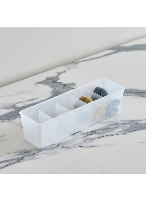 Inaya 5-Compartment Slim Drawer Organiser 30.7 x 8.8 x 7.8 cm