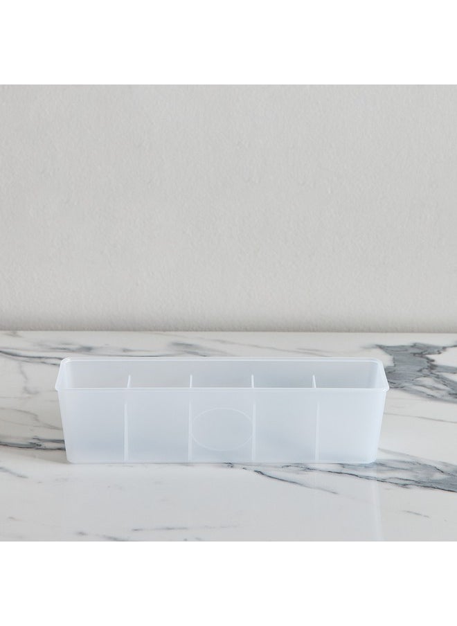 Inaya 5-Compartment Slim Drawer Organiser 30.7 x 8.8 x 7.8 cm