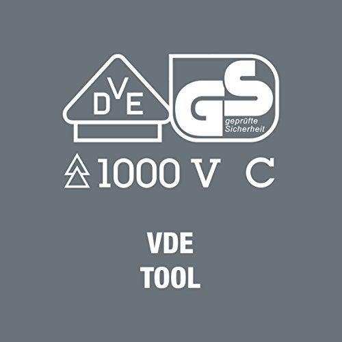 Wera 05006126001 Kraftform Plus VDE 160i Slotted Insulated Screwdriver Lasertip 65mm Head 8 Blade Length - Image 3