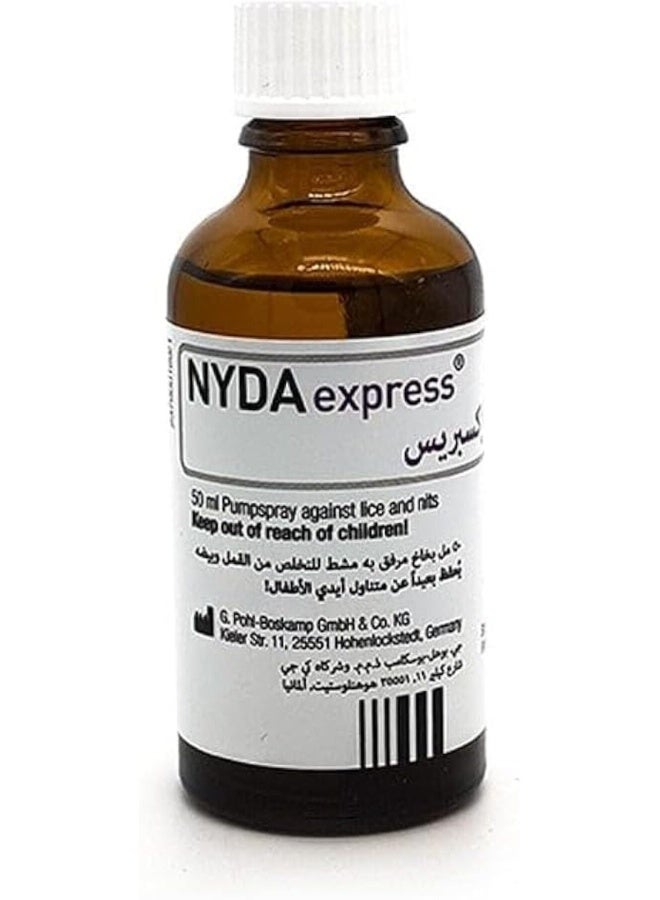Nida Express Solution to get rid of lice and their eggs in just 10 minutes - 50 ml - Image 1